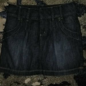 Denim skirt. Worn twice